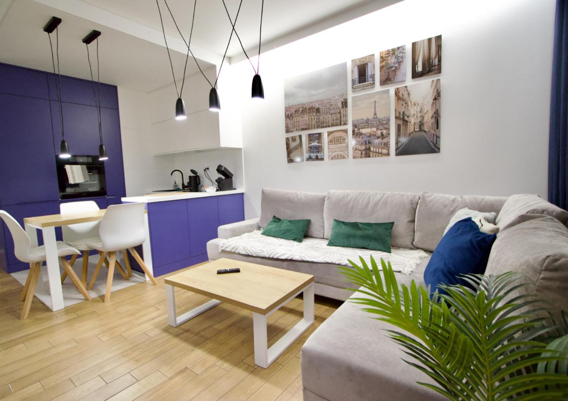Wola Blue Modern Apartment Warszawa Eksteriør billede