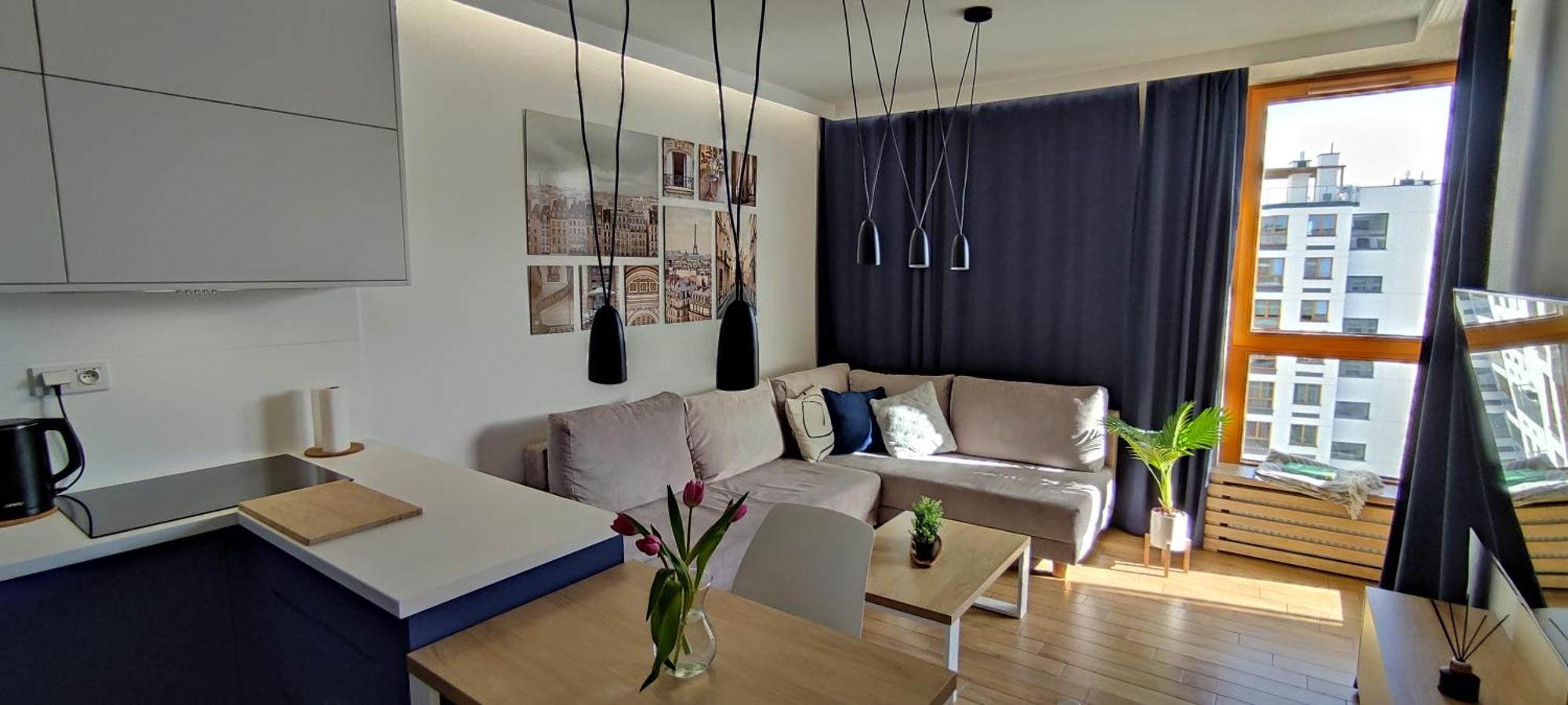 Wola Blue Modern Apartment Warszawa Eksteriør billede
